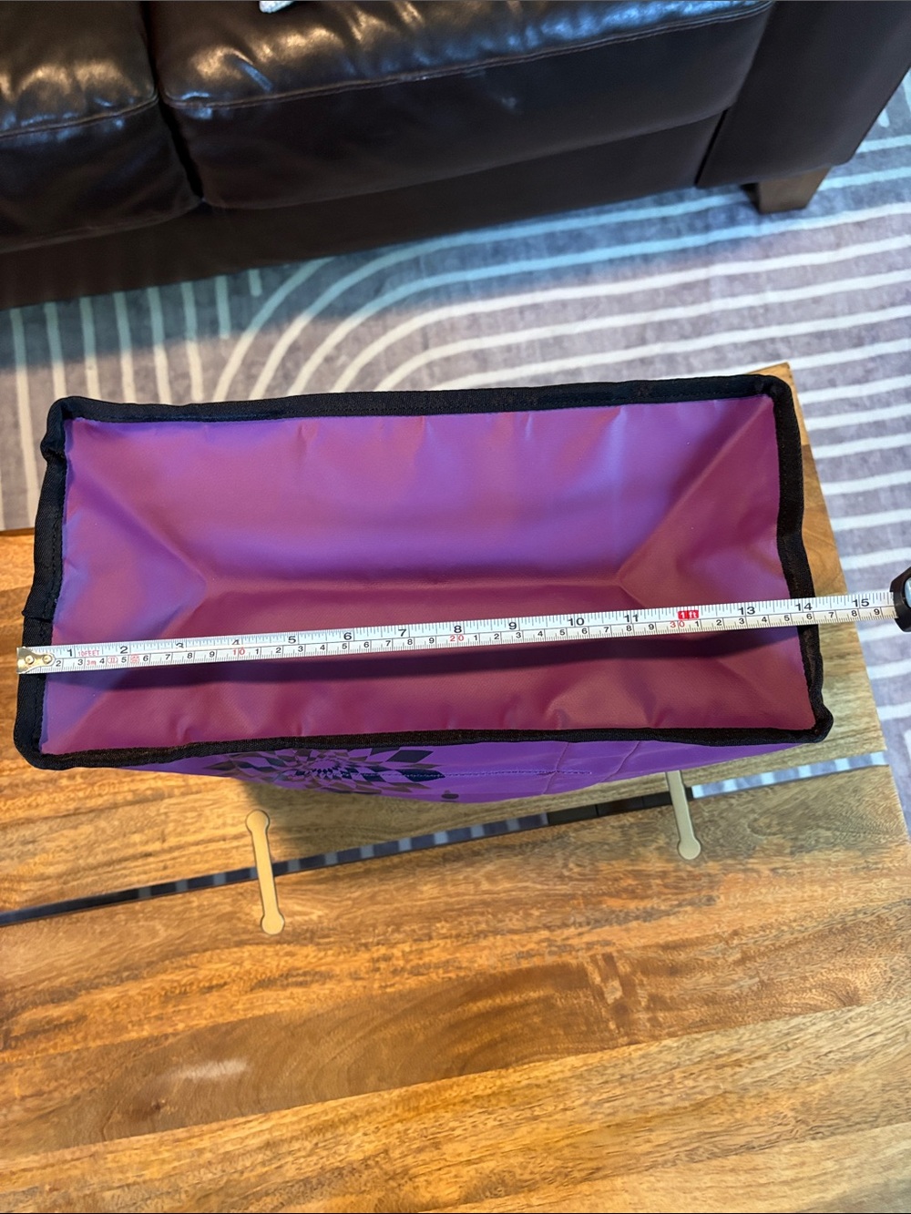 Timbuk2 Reversible Tote with Geometric Floral Design - Picture 8 of 14